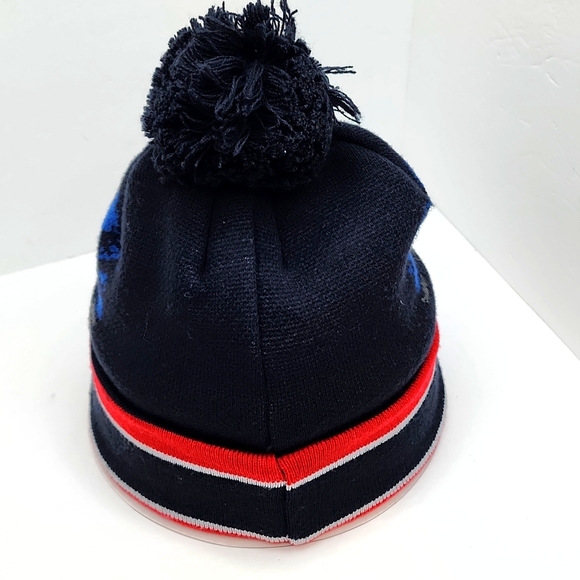 RAINFOREST BEANIE HAT, NAVY, LINED WITH FLEECE FOR WARMTH, UNISEX - Picture 3 of 8
